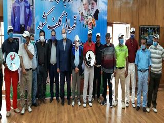 مراسم اختتامیه اولین ماراتن اولین دوره مسابقات قهرمانی گلف کشور در مسجدسلیمان