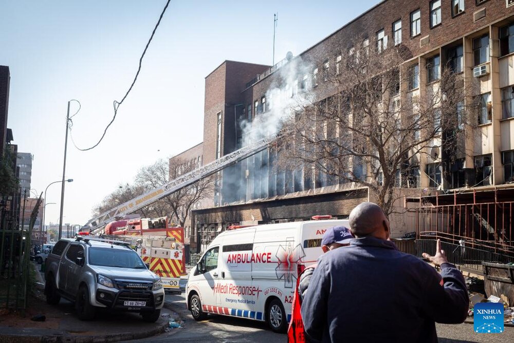 آتش سوزی | آفریقای جنوبی | ساختمان