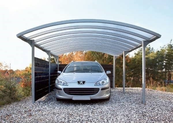 The role of the parking canopy in the exterior of the building